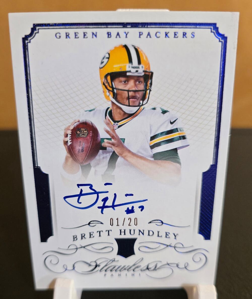 2015 Panini Flawless Brett Hundley Auto (No# 1/20)